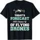 Retro Vintage Funny Drone Pilot T-Shirt - T-Shirt | Black