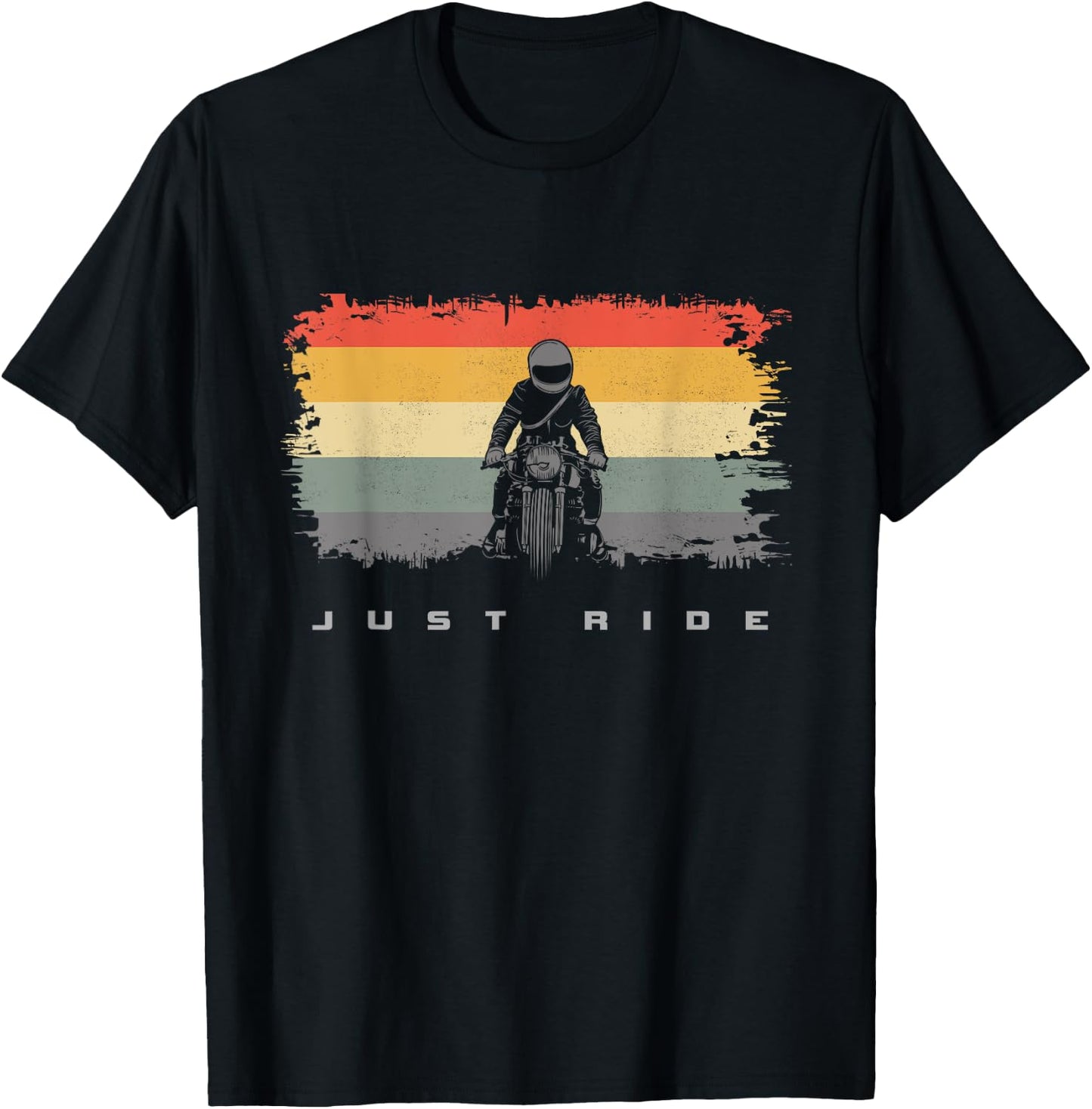 Motorcycle Apparel - Biker Motorcycle T-Shirt - T-Shirt | Black