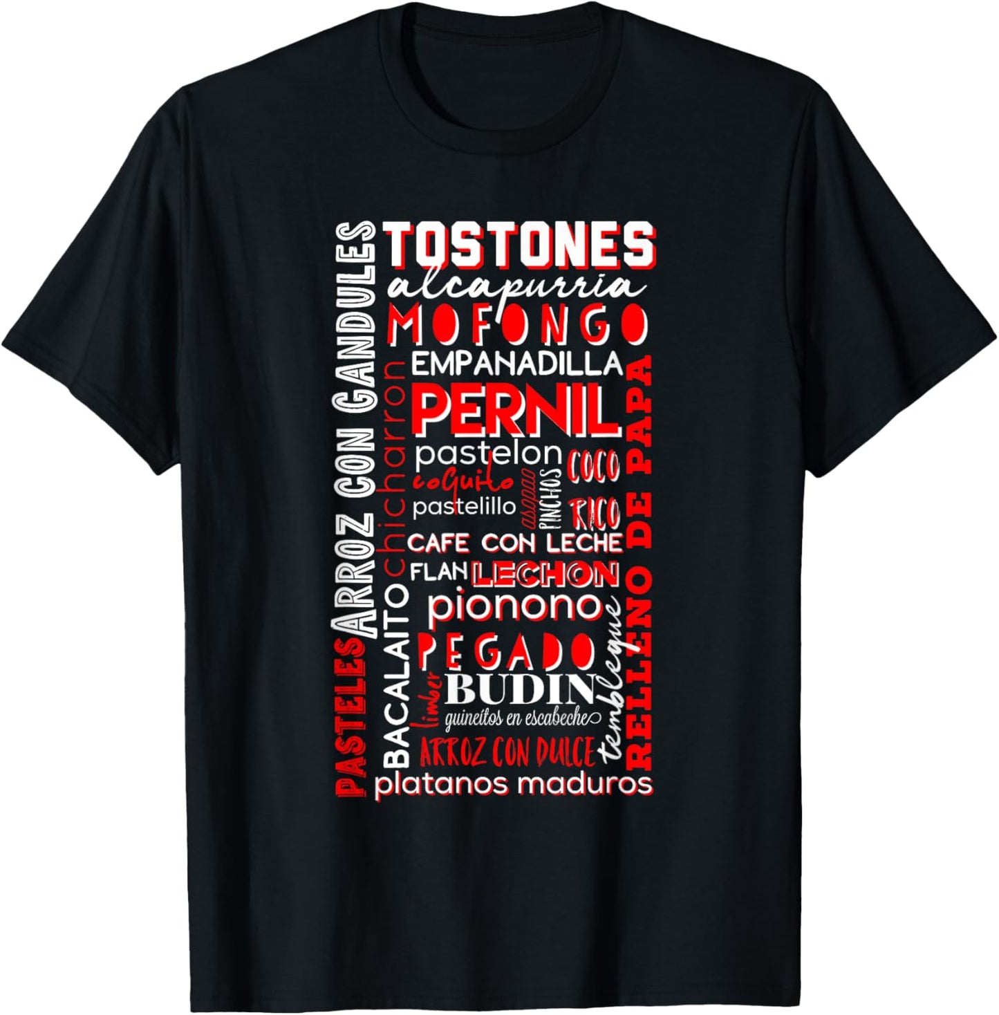 Puerto Rican Food Puerto Rico Foodie Chef Boricua Lechón T-Shirt - T-Shirt | Black
