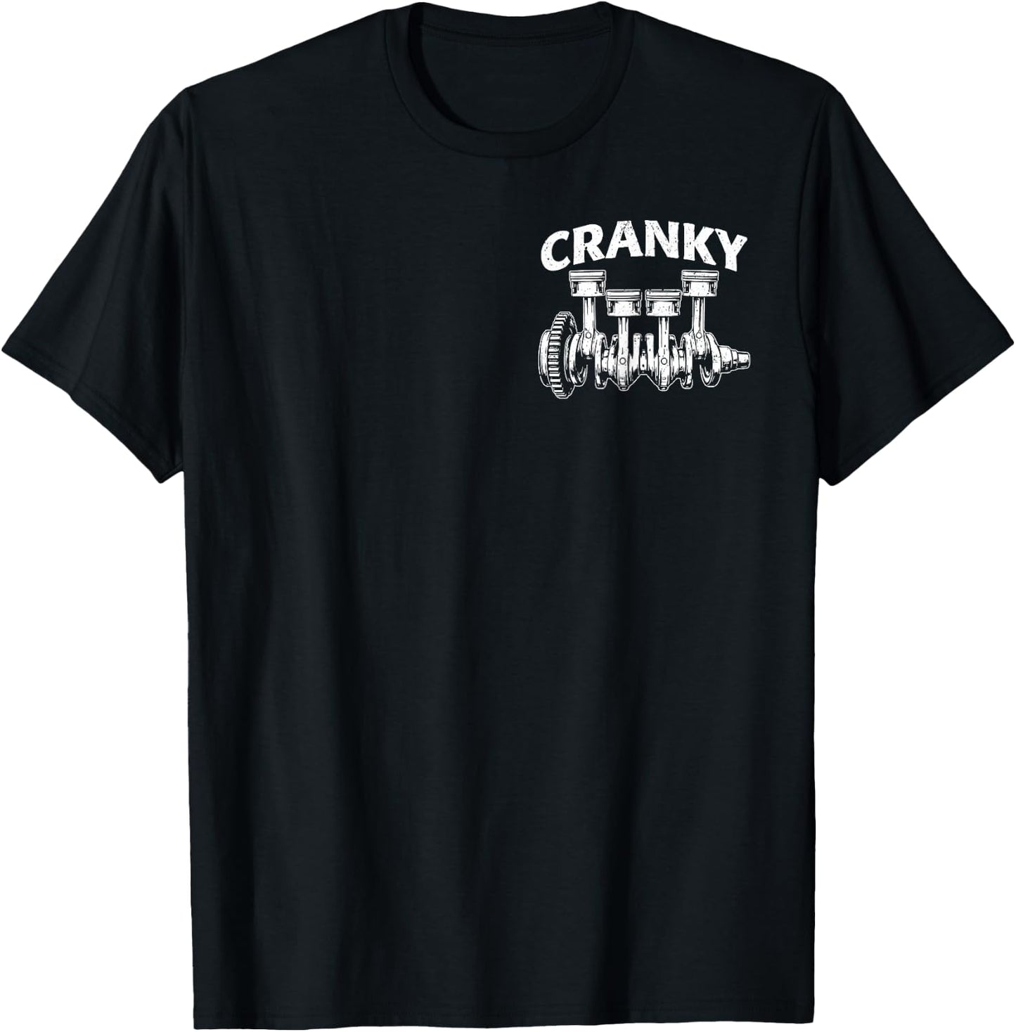 Cranky Car Mechanic Car Guy Diesel Mechanic Car Repair Guy T-Shirt - T-Shirt | Black