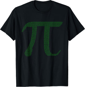 Digits of Pi in source code numbers Pi Day 3.14159 T-Shirt - T-Shirt | Black