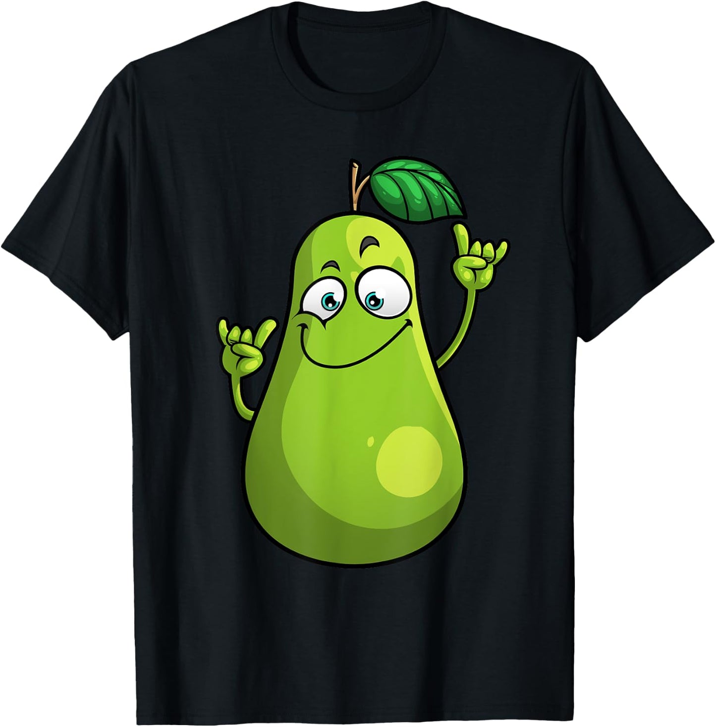 Funny Pear Designs Women Gardening Vegan Plant Food T-Shirt - T-Shirt | Black