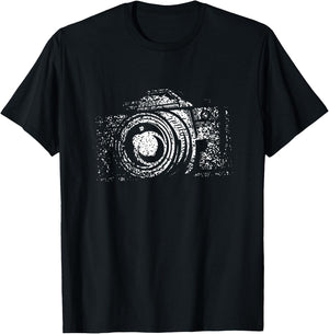 Camera Photography Photographer Photojournalist Lens Focus T-Shirt - T-Shirt | Black