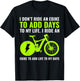 E-Bike Electric-Bike E-Cyclist Bicycling Rider Bicycle Lover T-Shirt - T-Shirt | Black