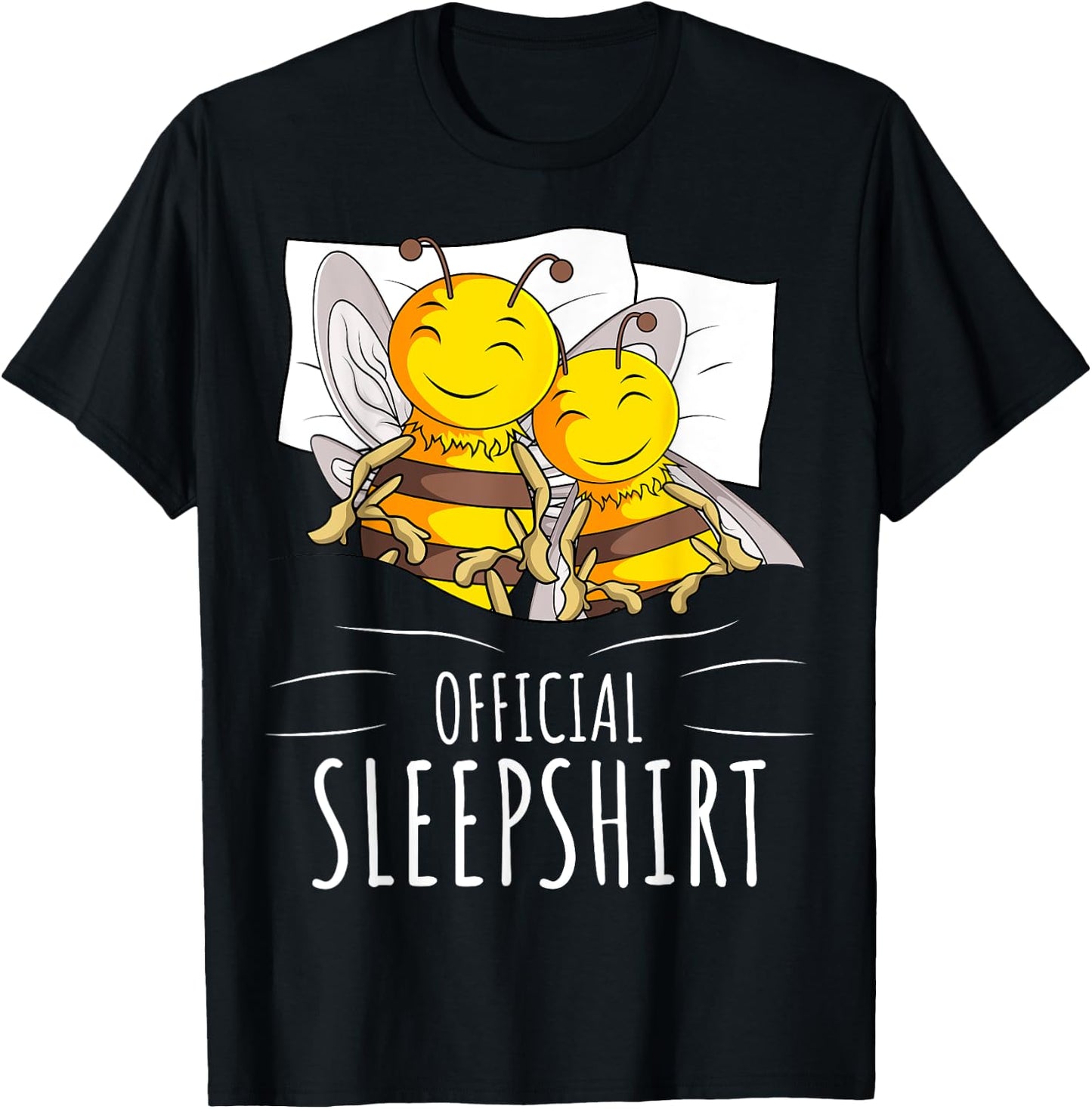 Bee Beekeeper Official Sleepshirt T-Shirt - T-Shirt | Black