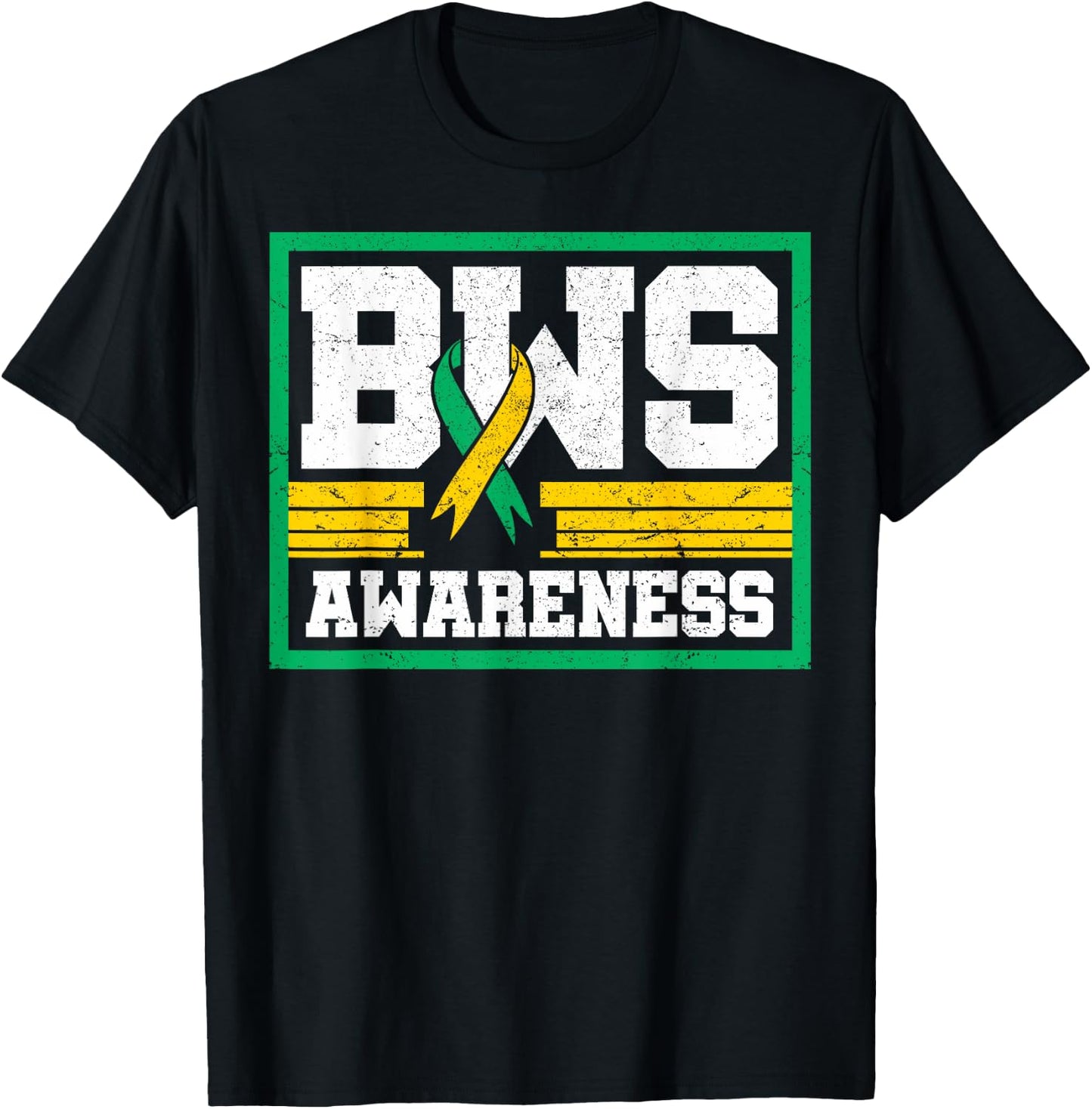 Beckwith–Wiedemann Syndrome Awareness Advocate BWS Warrior T-Shirt - T-Shirt | Black