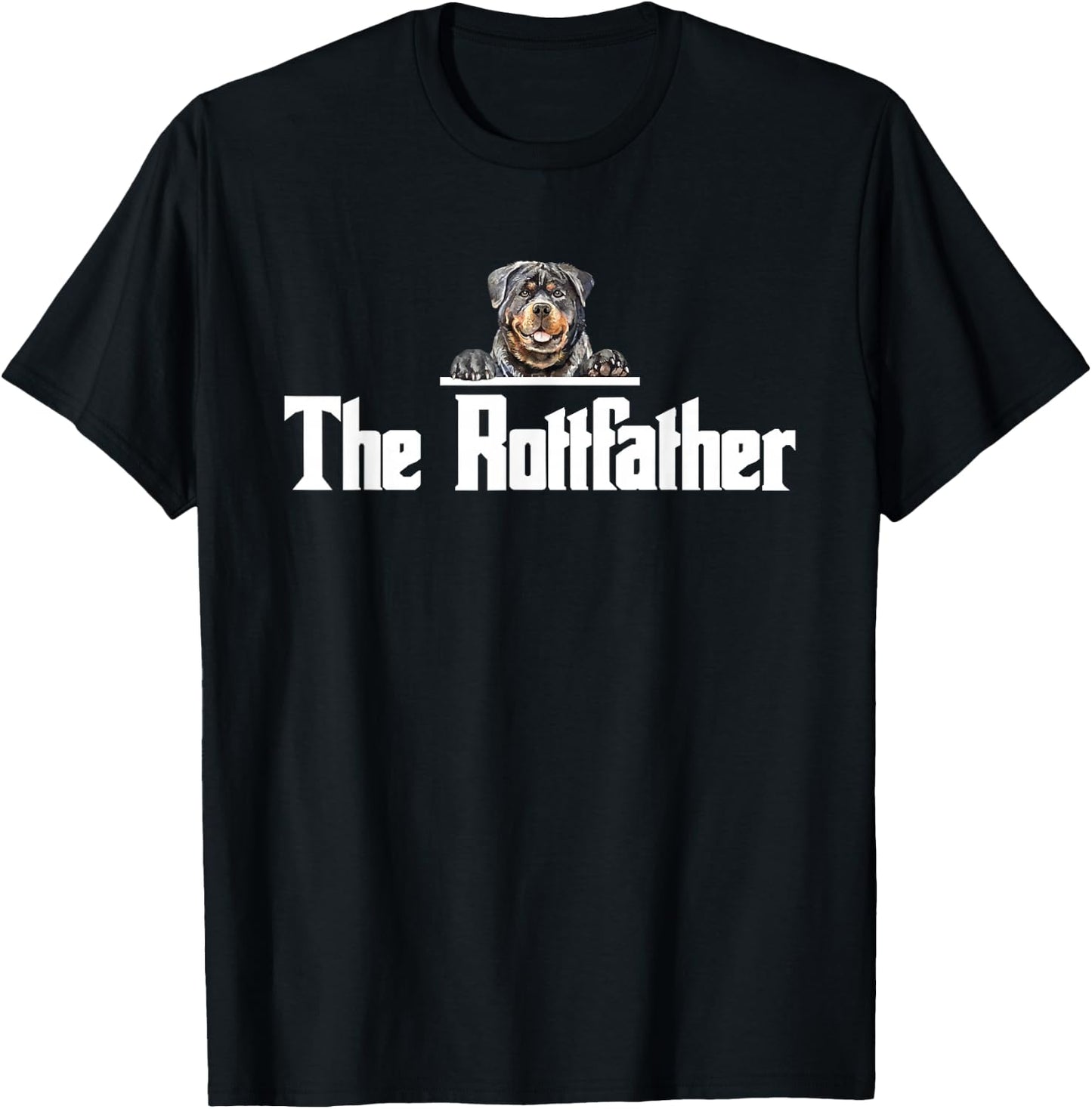 The Rottfather rottweiler dog Lover costume,Rottweil Owners T-Shirt - T-Shirt | Black