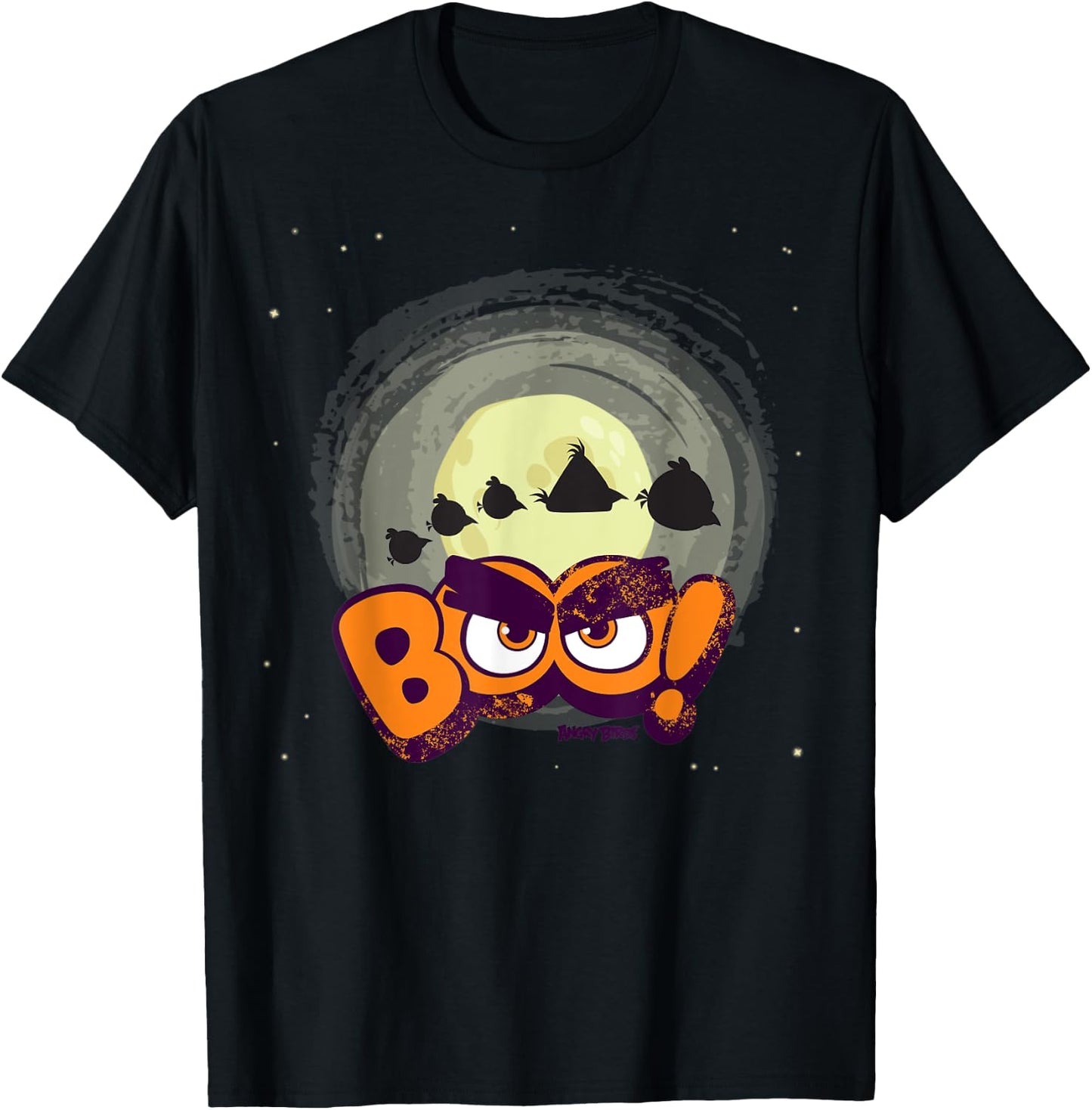 Angry Birds Halloween Boo Official Merchandise T-Shirt - T-Shirt | Black