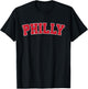 Vintage Philadelphia Distressed Philly Pennsylvania Apparel T-Shirt - T-Shirt | Black