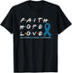 Faith Hope Love Huntington's Disease Awareness T-Shirt - T-Shirt | Black