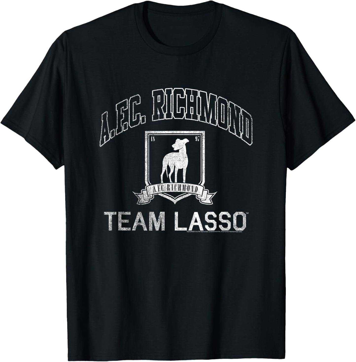 Ted Lasso AFC Richmond Team Lasso Small T-Shirt - T-Shirt | Black