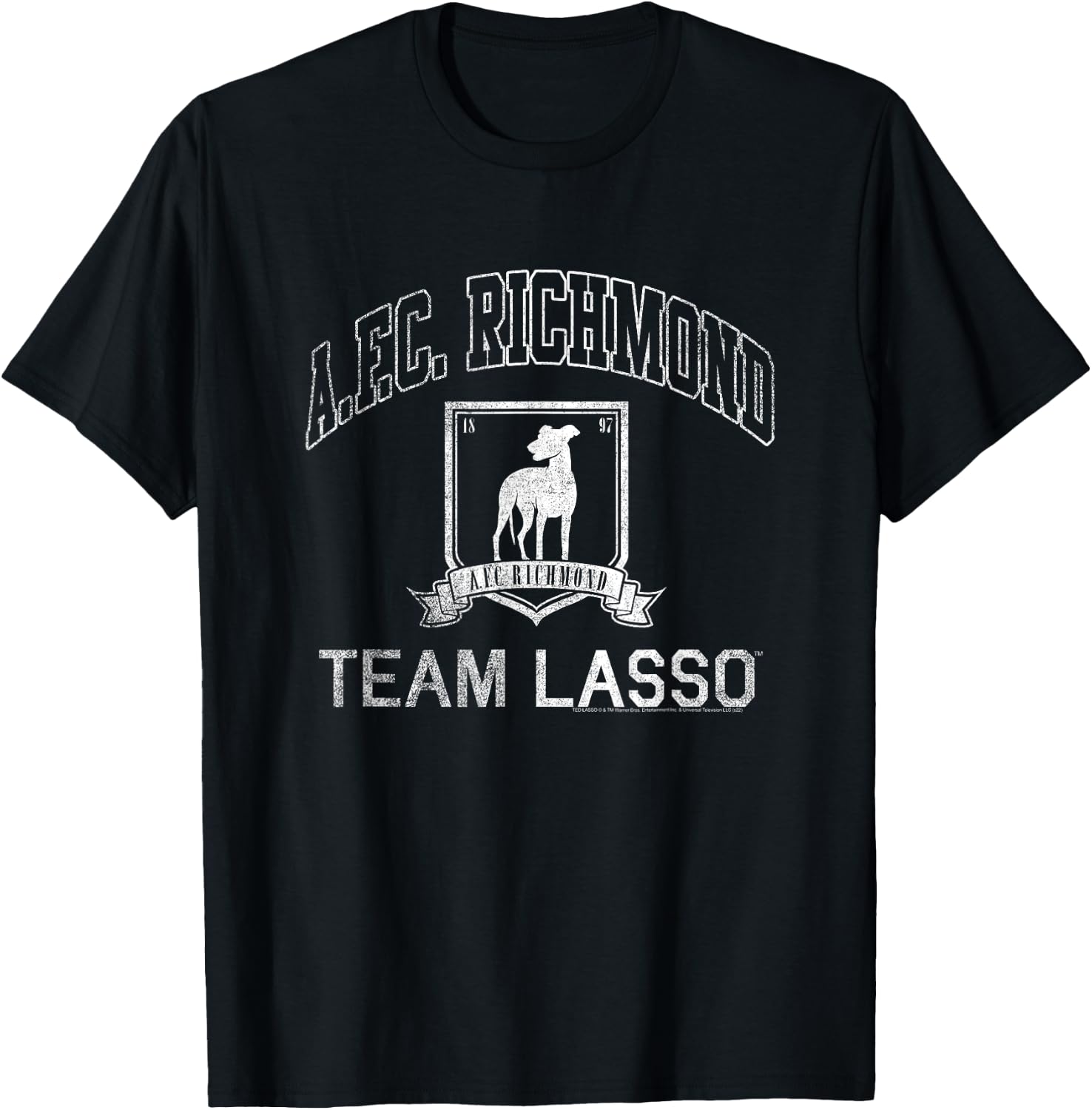 Ted Lasso AFC Richmond Team Lasso Small T-Shirt - T-Shirt | Black