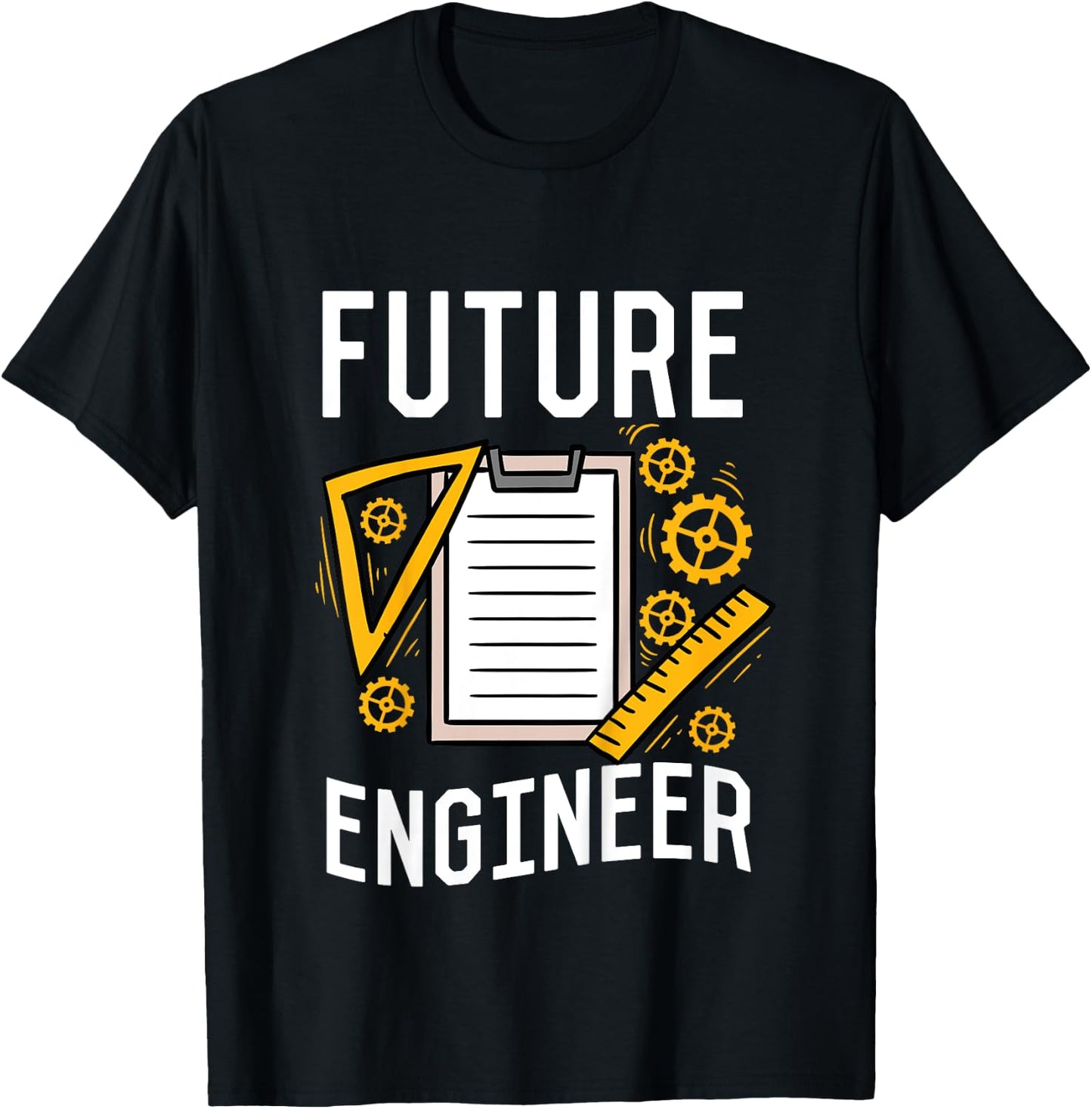 Engineering For Girls or Boys Future Engineer T-Shirt - T-Shirt | Black