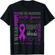 Ataxia Neurological Sickness Awareness for Warriors Fighters T-Shirt - T-Shirt | Black