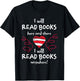 I Will Read Books Here And There I Will Read Books Anywhere T-Shirt - T-Shirt | Black