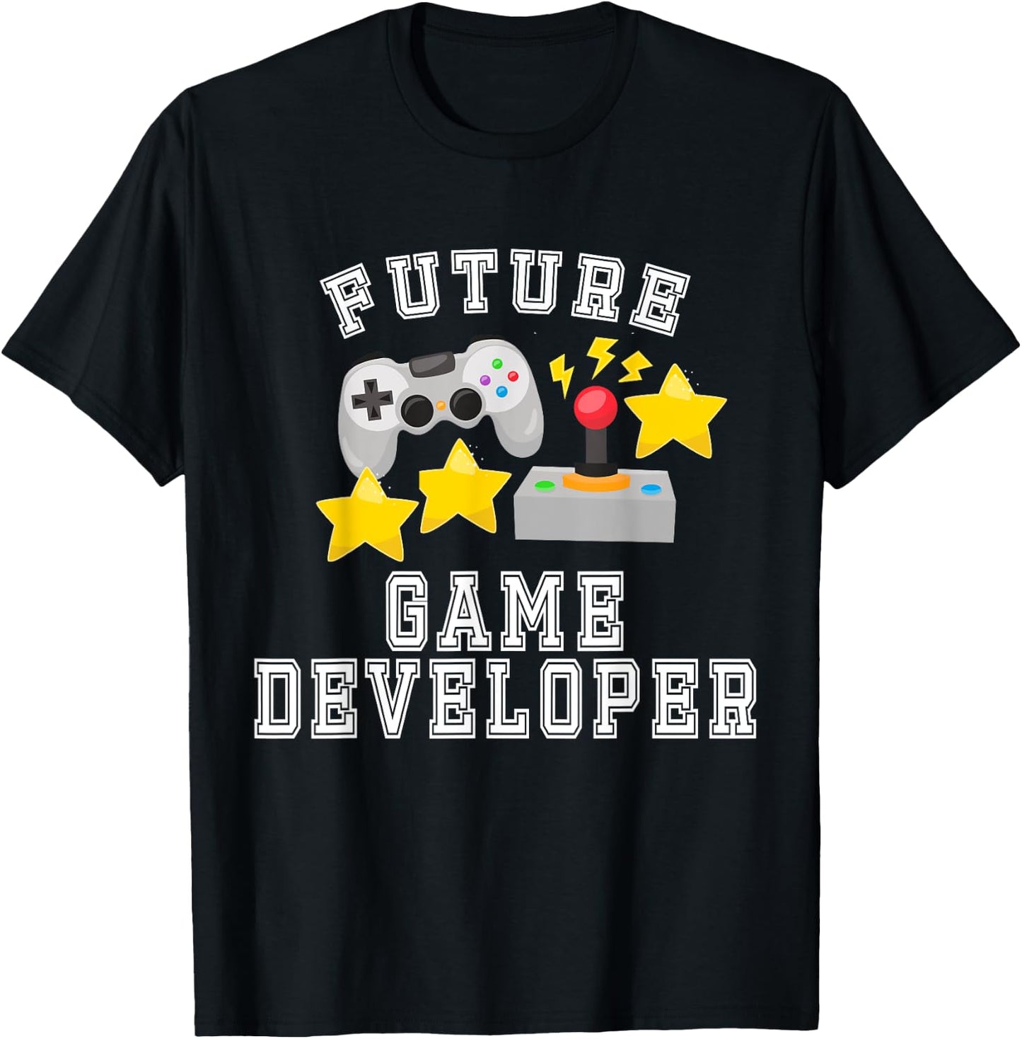 Future Game Developer Costume for Adults and Kids T-Shirt - T-Shirt | Black
