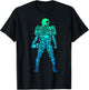 Football Player American Football Kids Boys Men T-Shirt - T-Shirt | Black