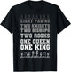 Chess Players Queen King Rook Pawns Horse Bishop Boardgame T-Shirt - T-Shirt | Black