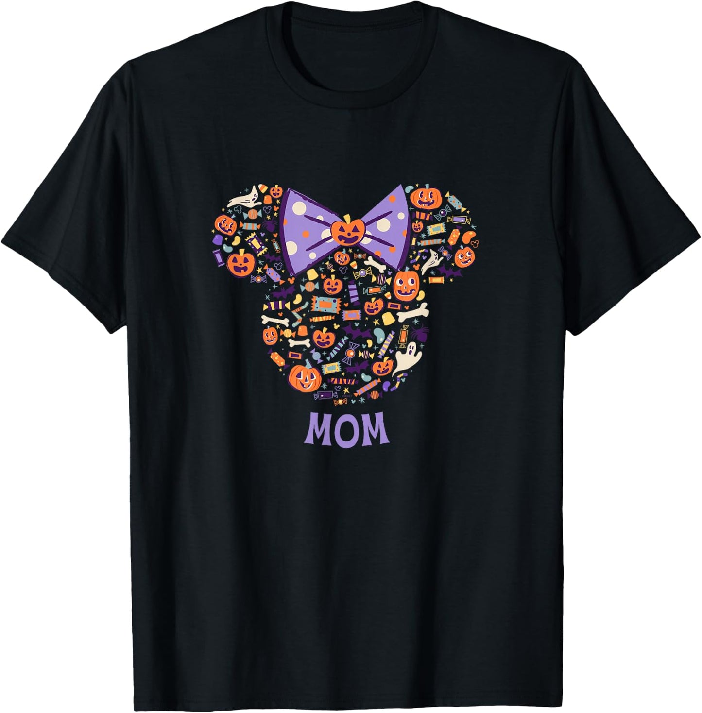 Disney Minnie Mouse Icon Halloween Mom Small T-Shirt - T-Shirt | Black