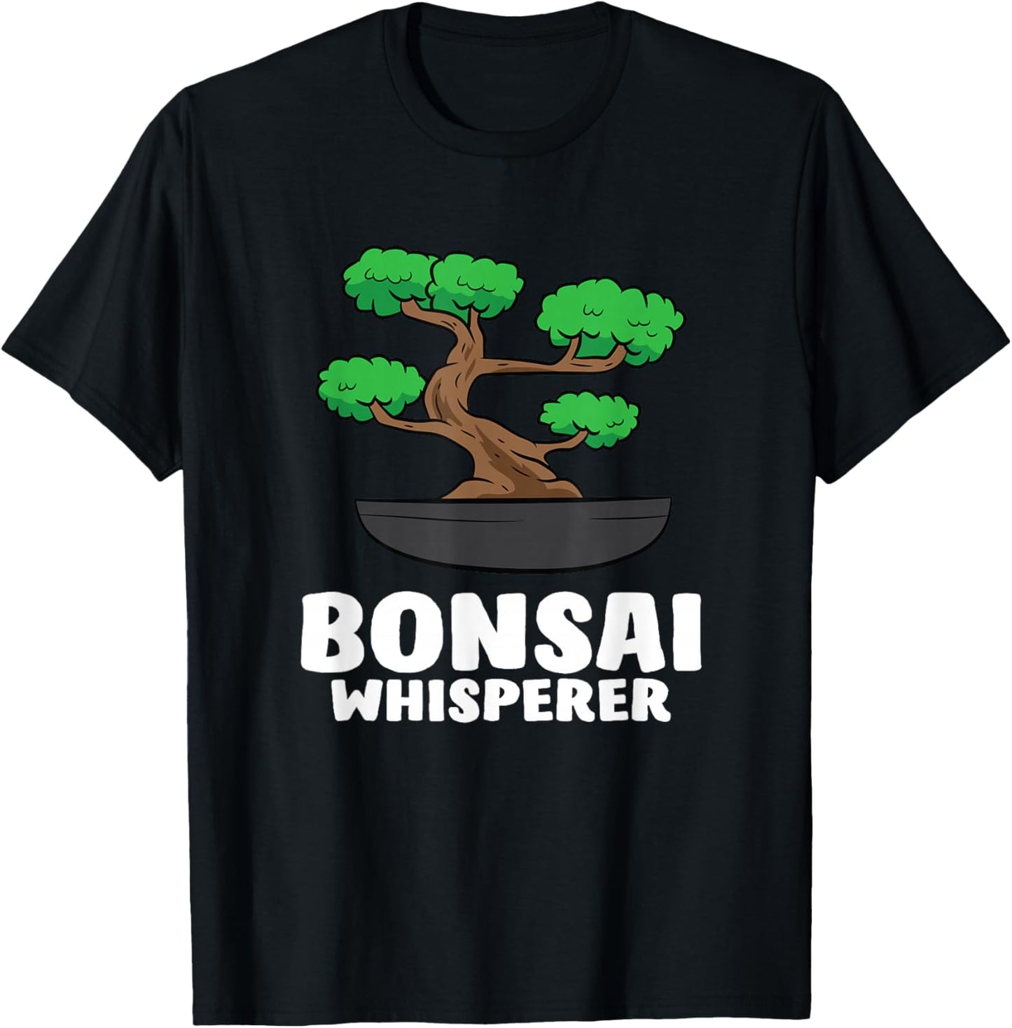 Japanese Bonsai Tree Bonsai Whisperer T-Shirt - T-Shirt | Black