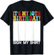 Funny Birthday - It's My 10th Birthday Sign My Shirt Kids T-Shirt - T-Shirt | Black