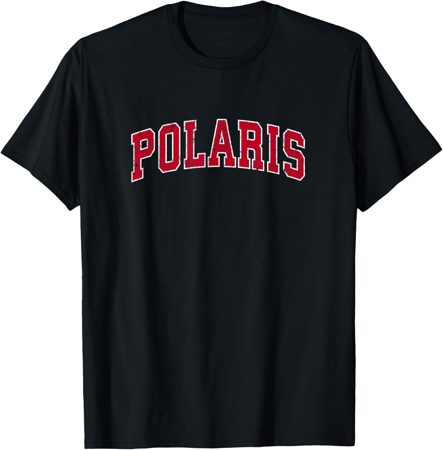 Polaris Montana MT Vintage Sports Design Red Design T-Shirt - T-Shirt | Black