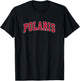 Polaris Montana MT Vintage Sports Design Red Design T-Shirt - T-Shirt | Black
