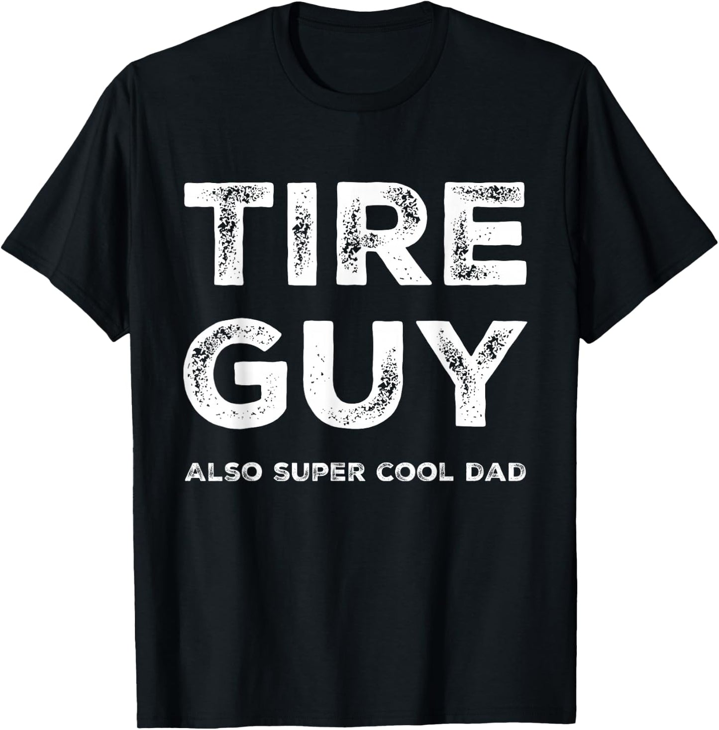 Tire Guy Funny Car Mechanic Costume T-Shirt - T-Shirt | Black