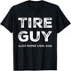 Tire Guy Funny Car Mechanic Costume T-Shirt - T-Shirt | Black