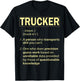 Trucker Means Funny quotes Best Gift T-Shirt - T-Shirt | Black