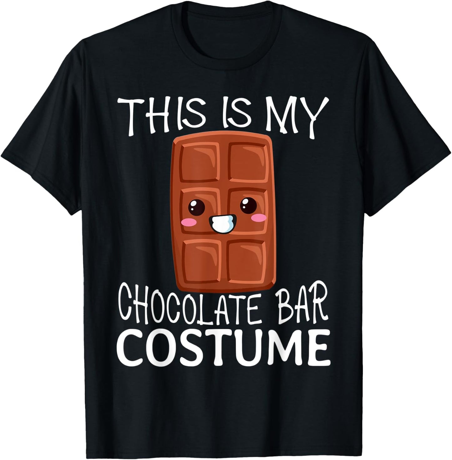 Smores Chocolate Bar Camping Kawaii Halloween Group Costumes T-Shirt - T-Shirt | Black