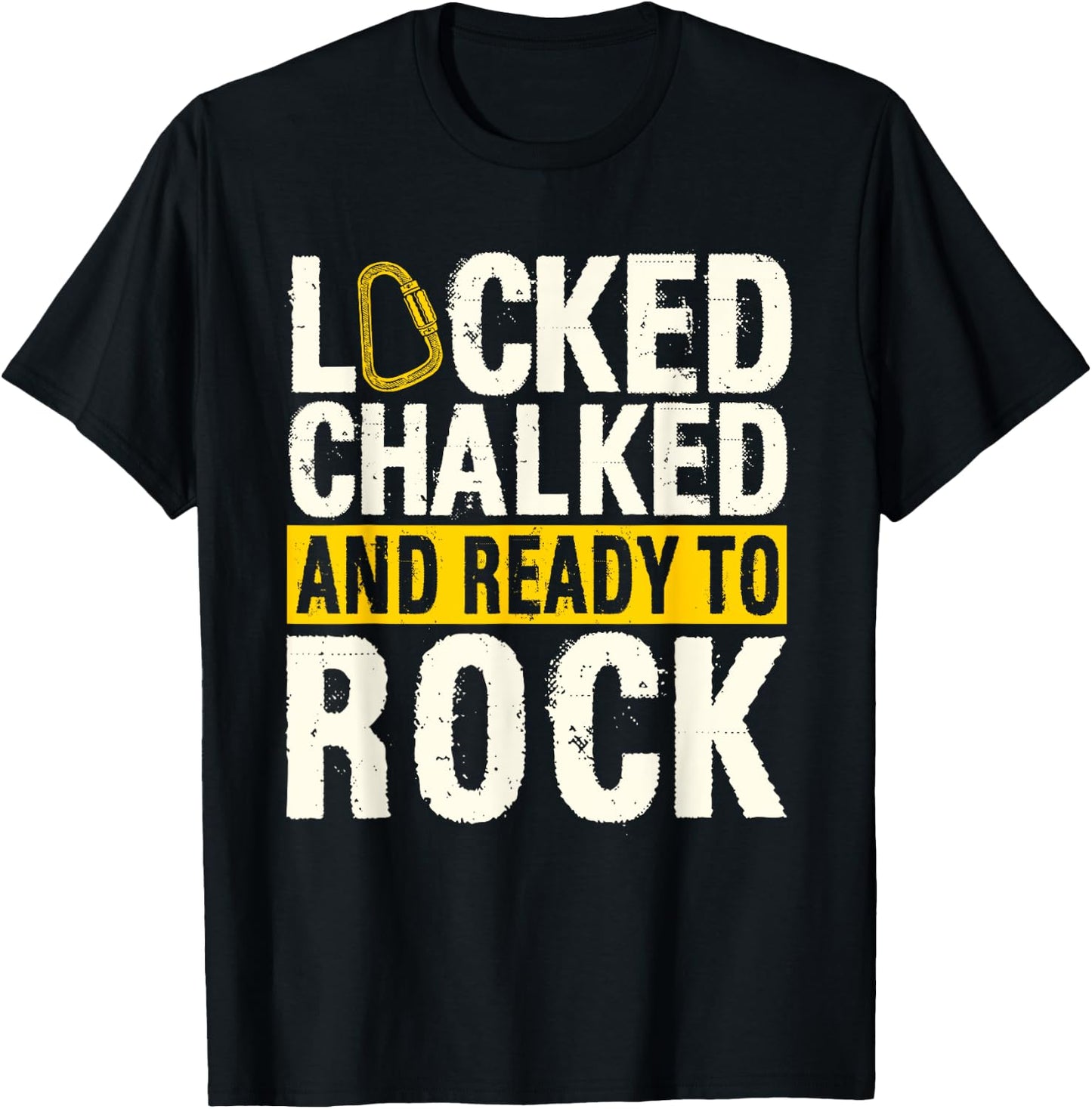 Bouldering Climber Boulderer Artificial Rock Climbing Indoor T-Shirt - T-Shirt | Black