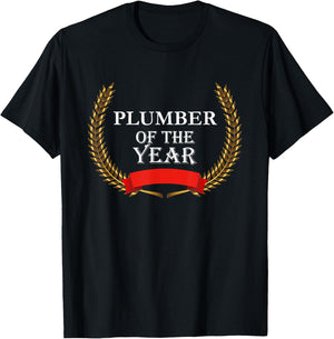 Plumber of the Year Appreciation Award T-Shirt - T-Shirt | Black