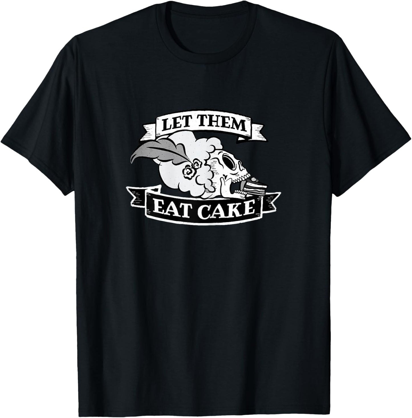 Let Them Eat Cake Marie Antoinette Pink T-Shirt - T-Shirt | Black