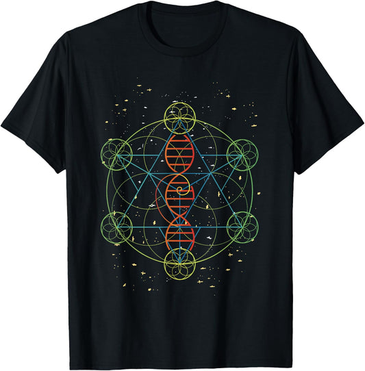 DNA Strand Genetics Biologist Science Day DNA T-Shirt - T-Shirt | Black