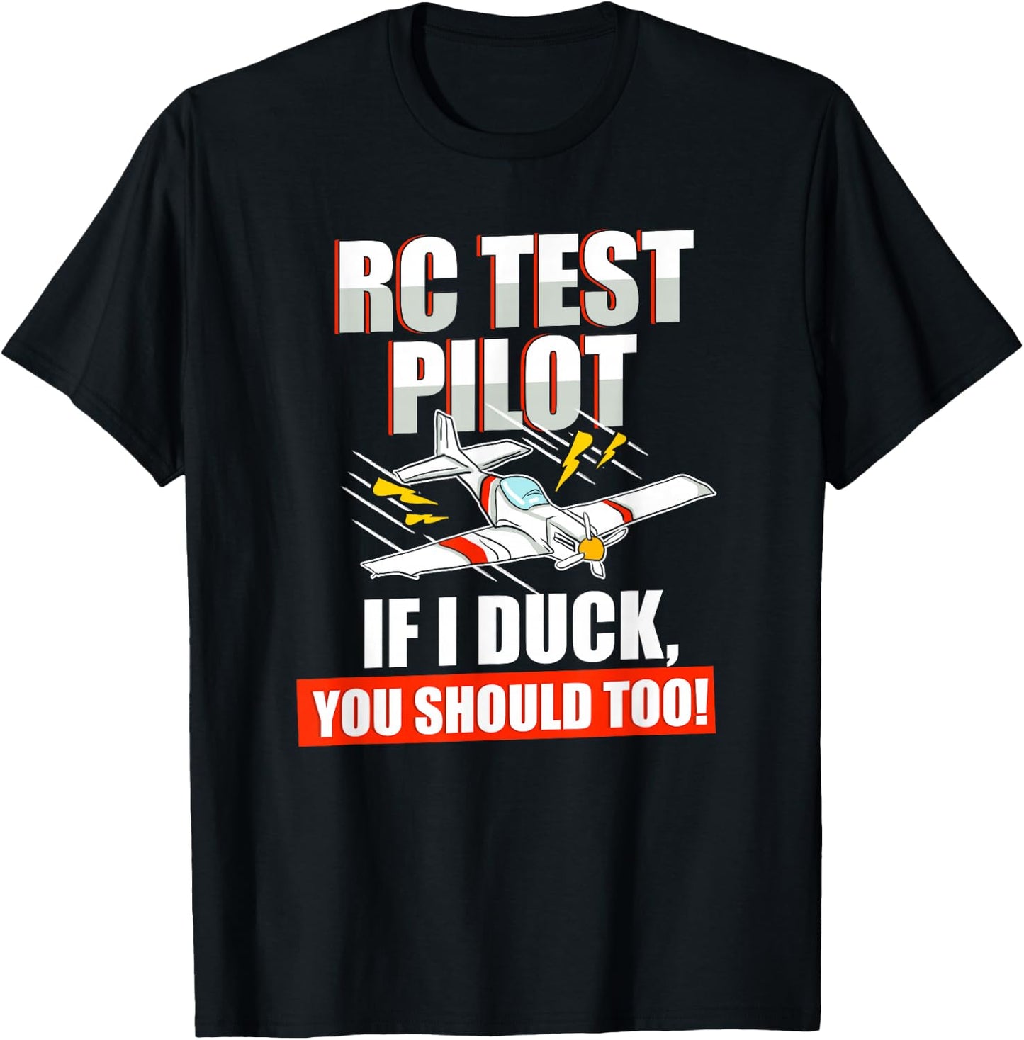 RC Plane Pilot Radio Controlled Flyer T-Shirt - T-Shirt | Black