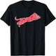 Cougar Hearts Valentine's Day Puma Animal Lover Girl Gift T-Shirt - T-Shirt | Black