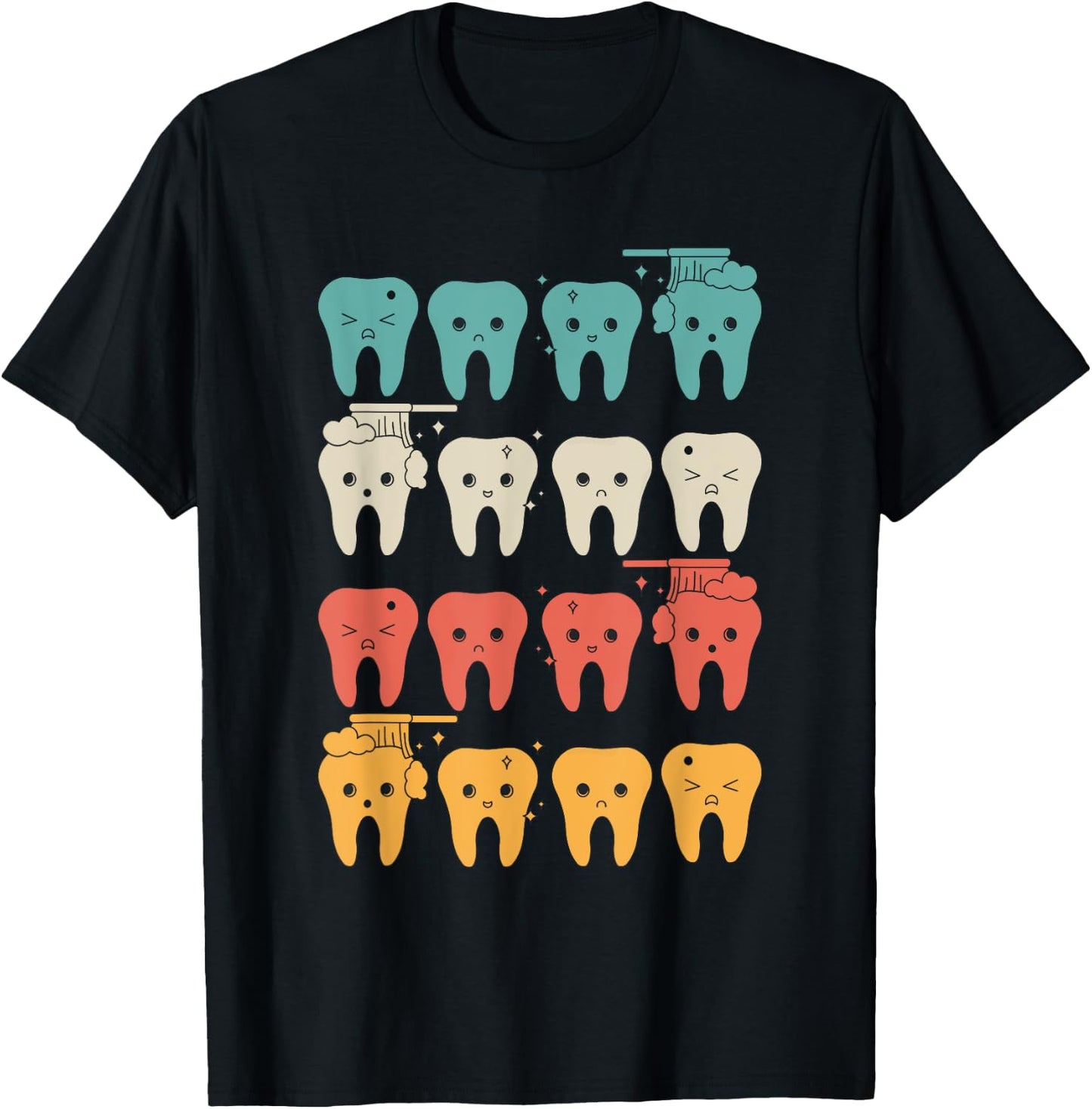 Retro Dental Assistant T-Shirt - T-Shirt | Black