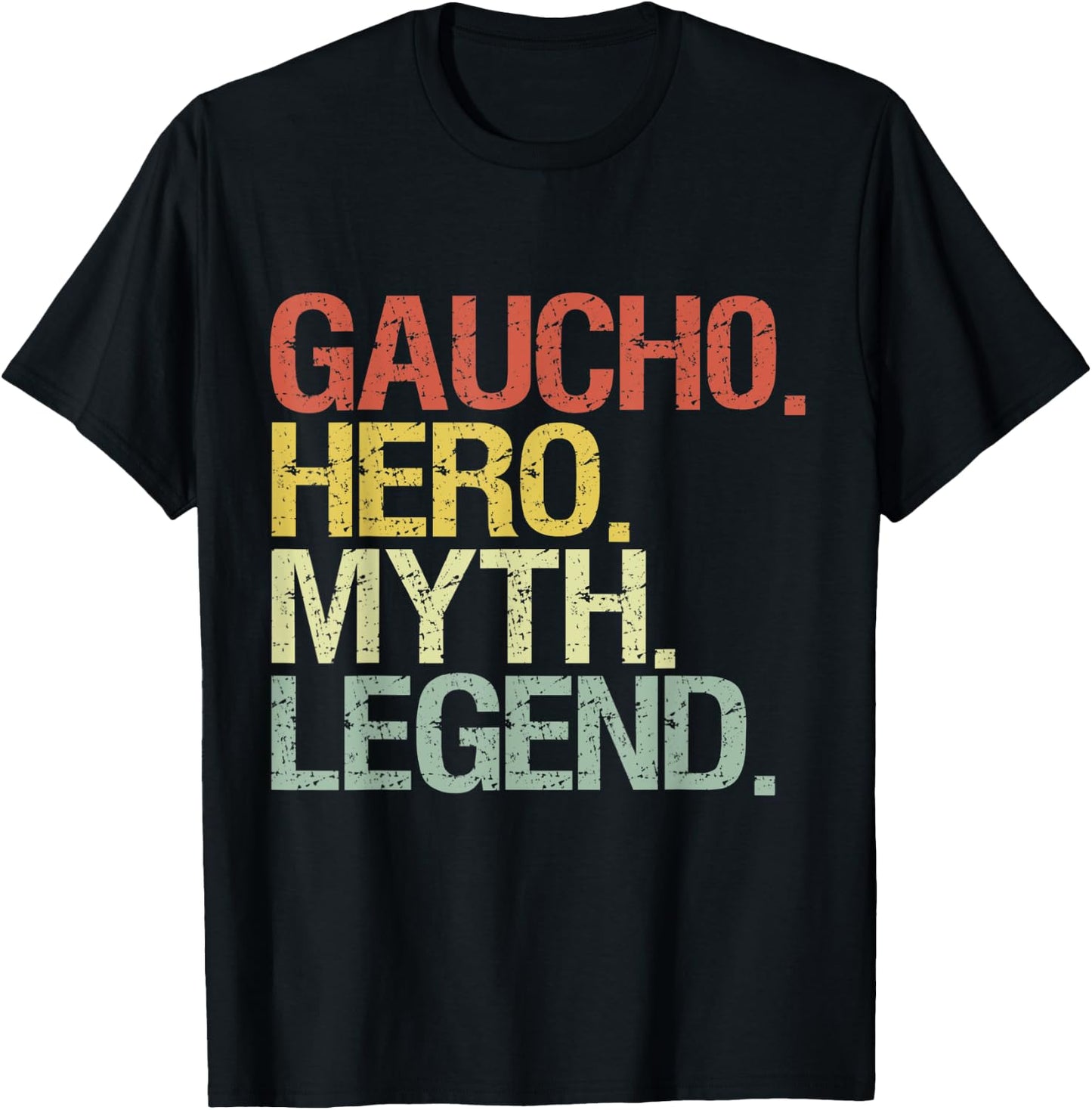 Gaucho hero myth legend T-Shirt - T-Shirt | Black