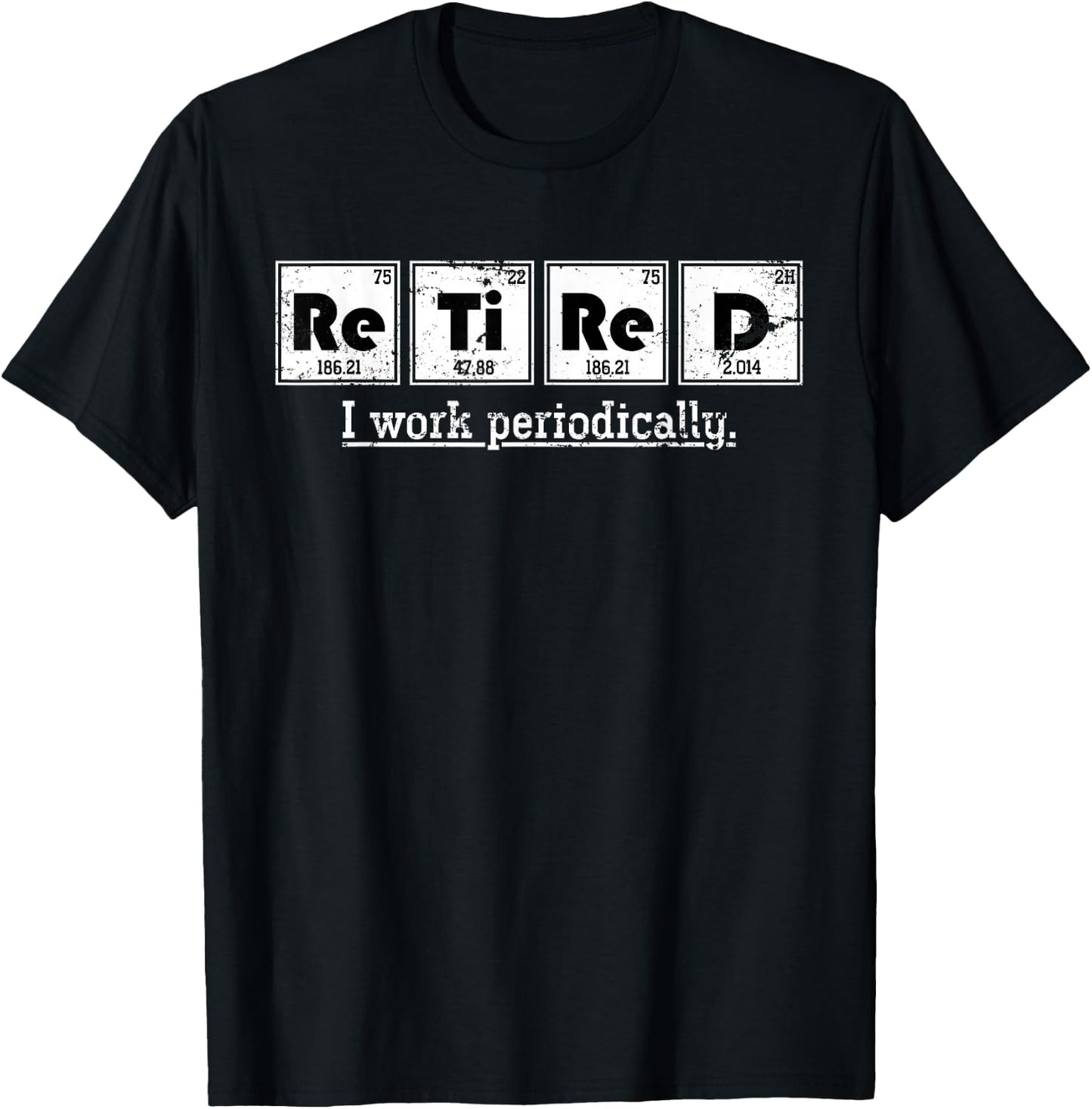 Pensioner Chemist Retirement Gift Chemistry T-Shirt - T-Shirt | Black