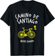 Camino de Santiago Spain Buen Camino Cycling St James Way T-Shirt - T-Shirt | Black