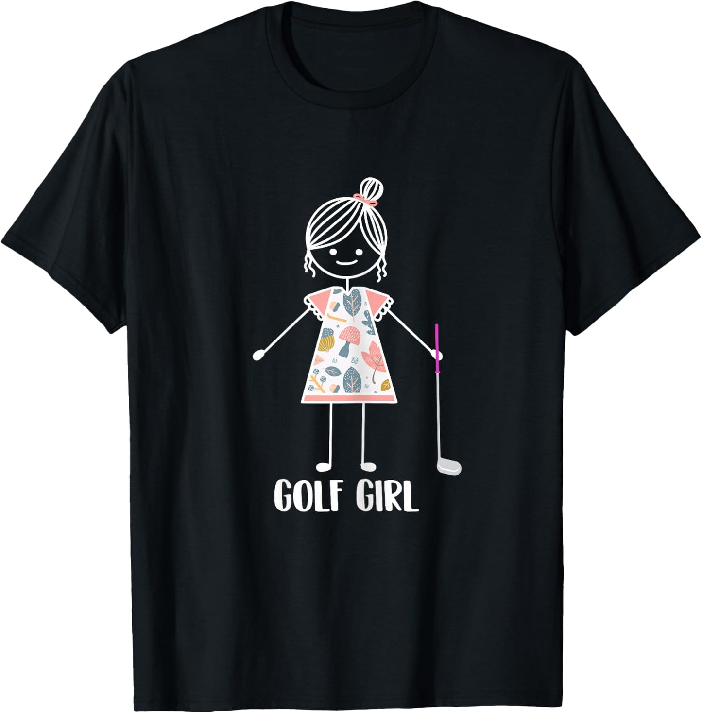 Golg Girl - Golf Lover Golfer Life Golfing T-Shirt - T-Shirt | Black