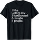 Bloodhound Funny Dog Owner Coffee Lover Gift Women Men T-Shirt - T-Shirt | Black