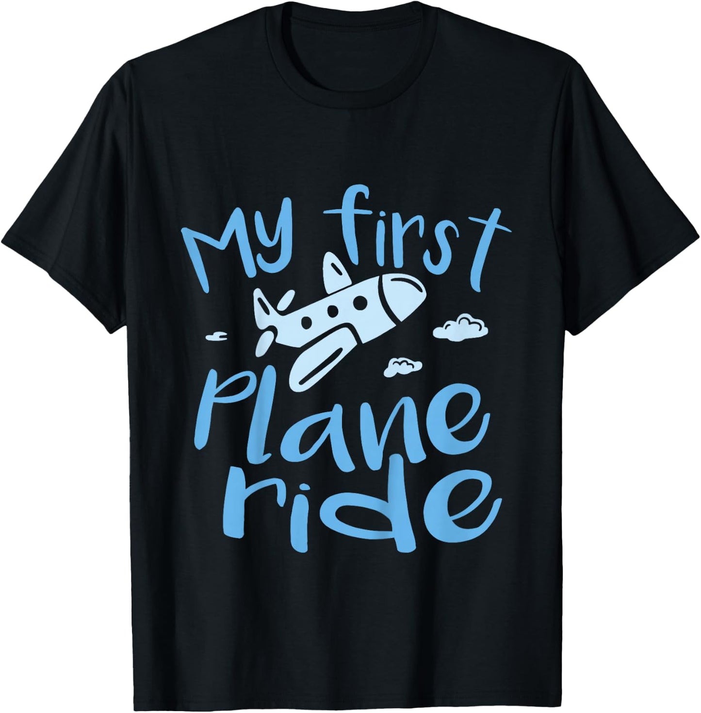 Kids My first plane ride T-Shirt - T-Shirt | Black