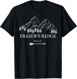 Fraser's Ridge North Carolina 1767 Sassenach T-Shirt - T-Shirt | Black