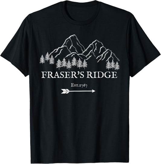 Fraser's Ridge North Carolina 1767 Sassenach T-Shirt - T-Shirt | Black