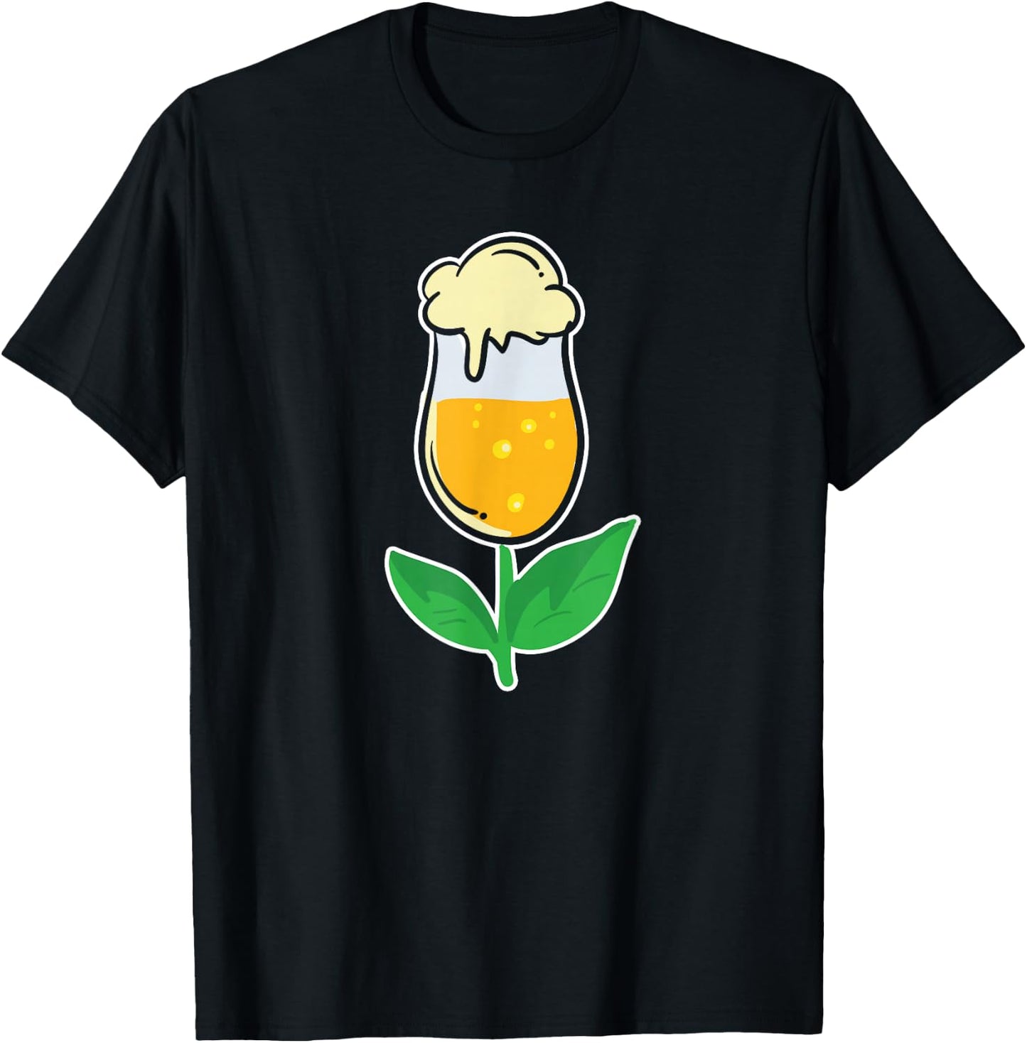 Tulip Glass Beer Alcohol Beer Lovers Women MP T-Shirt - T-Shirt | Black