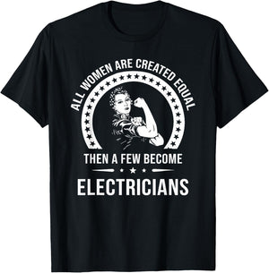 Electrician's Shirt | Electrician T-Shirt - T-Shirt | Black