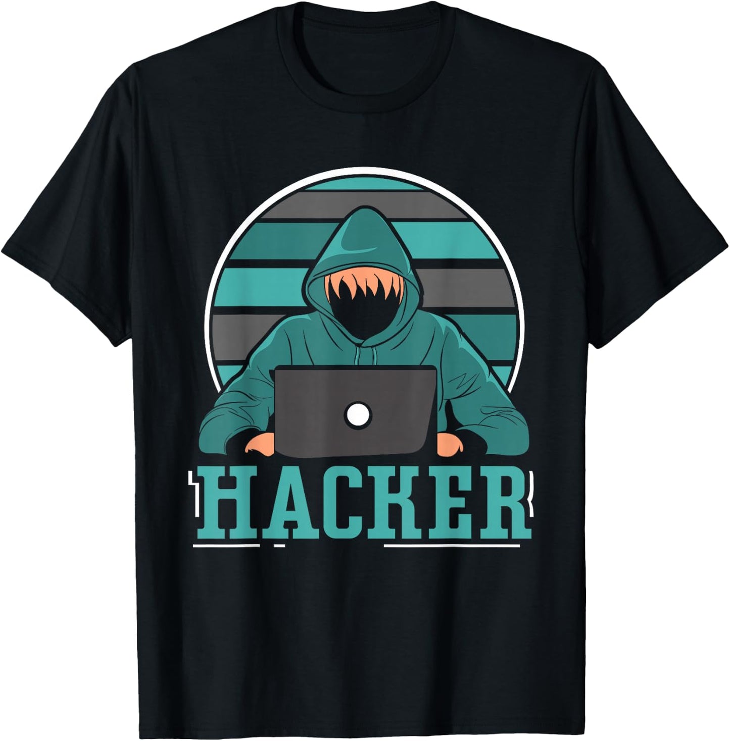 Hacker Hacking It Computer Hack T-Shirt - T-Shirt | Black