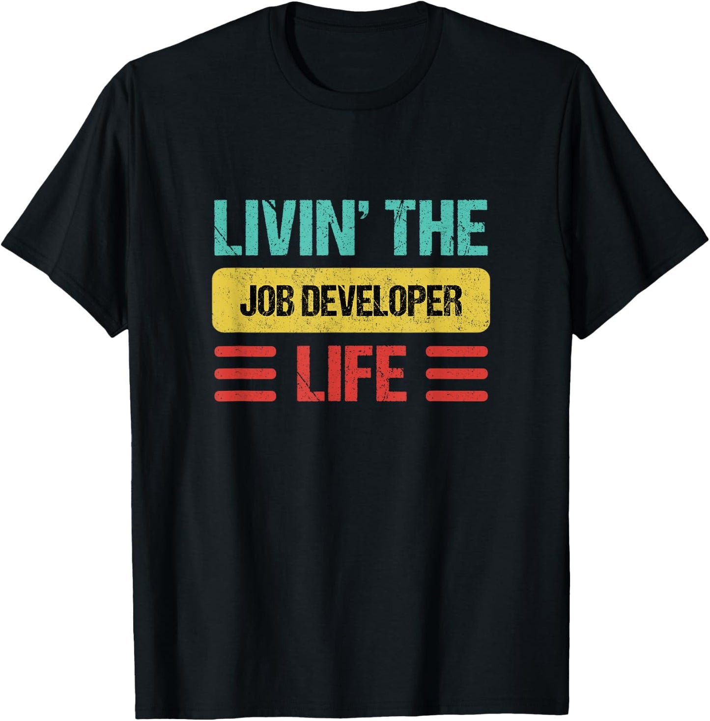 Job Developer T-Shirt - T-Shirt | Black